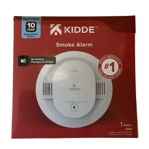 Kidde 20SD10 10-Year Lithium Battery Powered Smoke Detector Never Change Battery